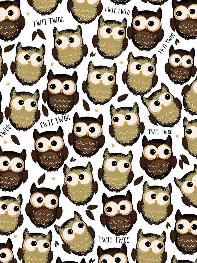 Owls Cute pattern