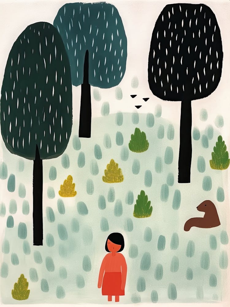 Into The Woods Scene, Tiny People And Illustration 6