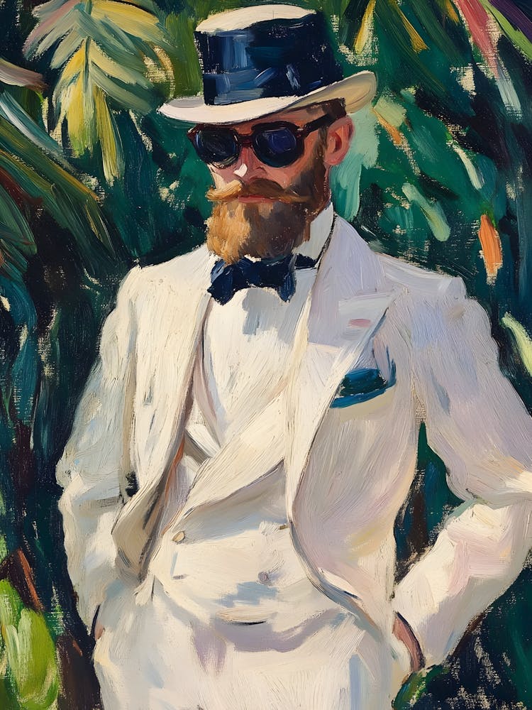 Man In A White Suit
