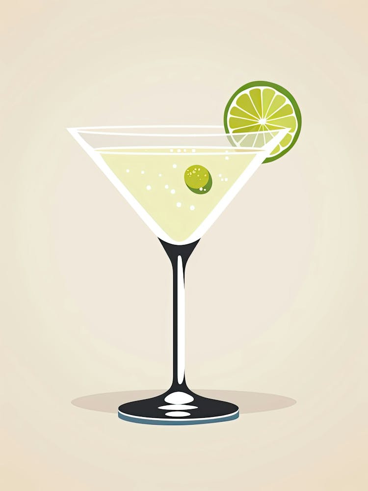Mid Century Modern Margarita Floral Infusion Cocktail 1