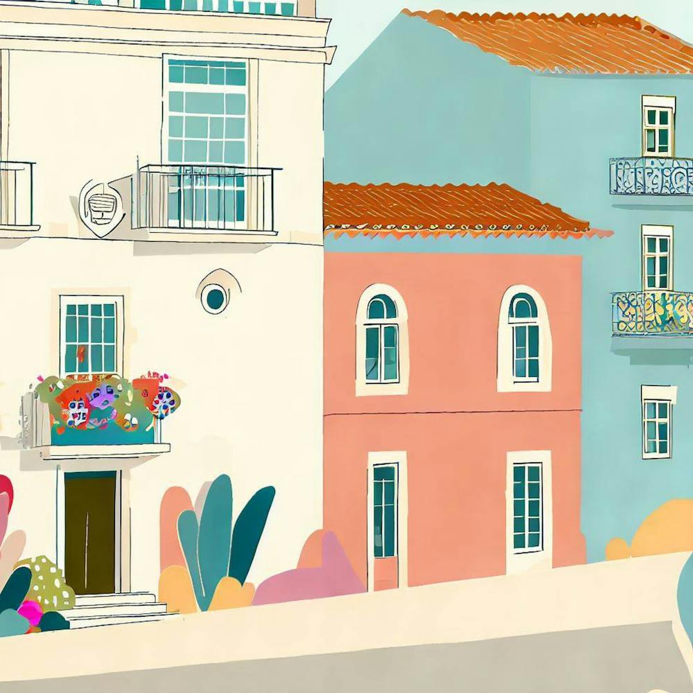 Maisons de Lisbonne, Portugal