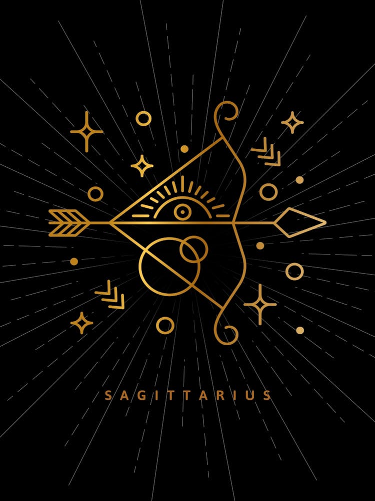 Sagittarius — Zodiac geometric
