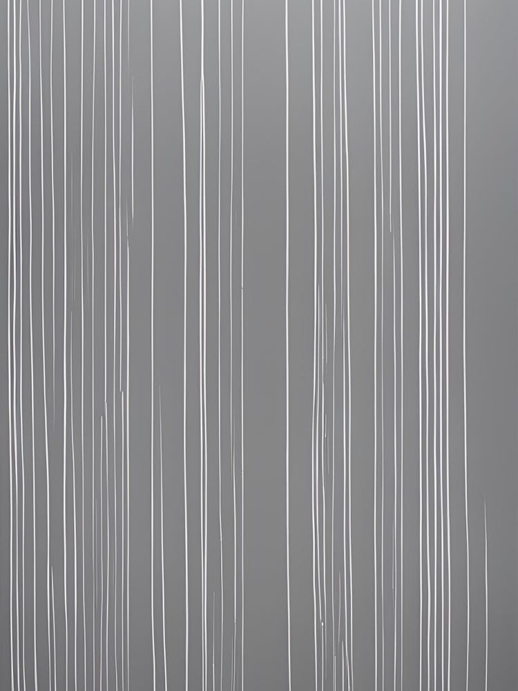 White Lines On A Grey Wall