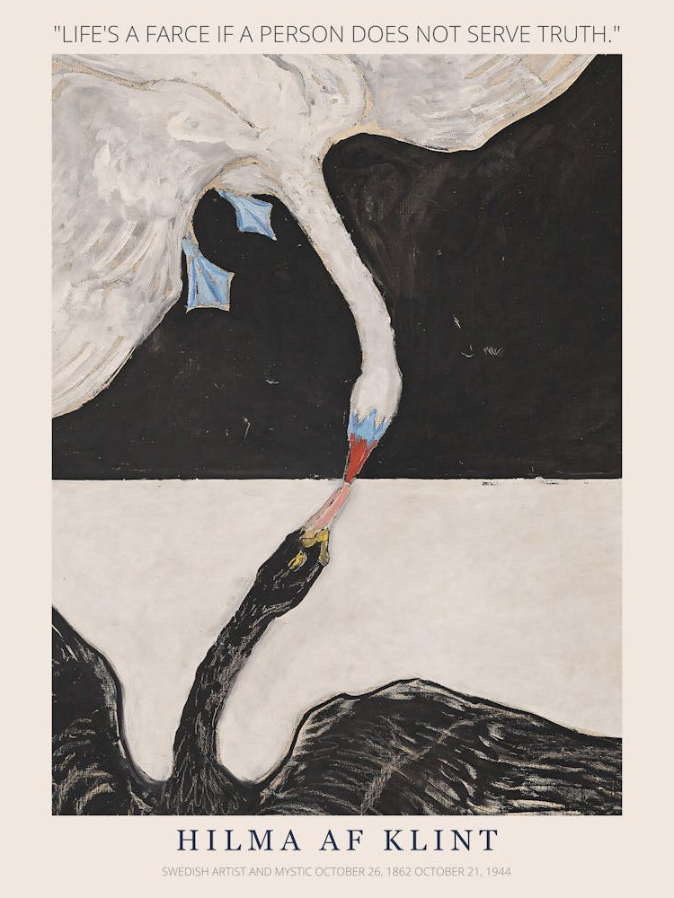 Hilma Af Klint, Life's a Farce if a Person does not Serve Truth