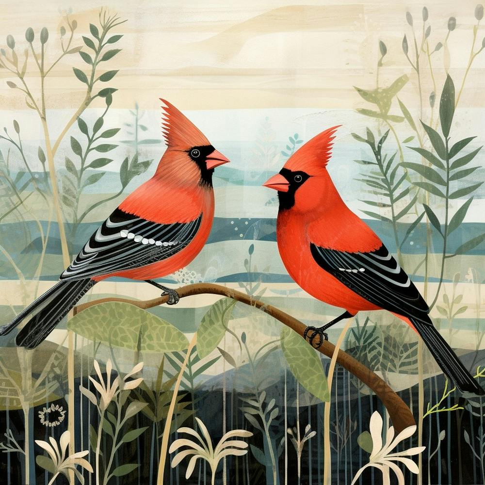 Bird In Nature Cardinal 4