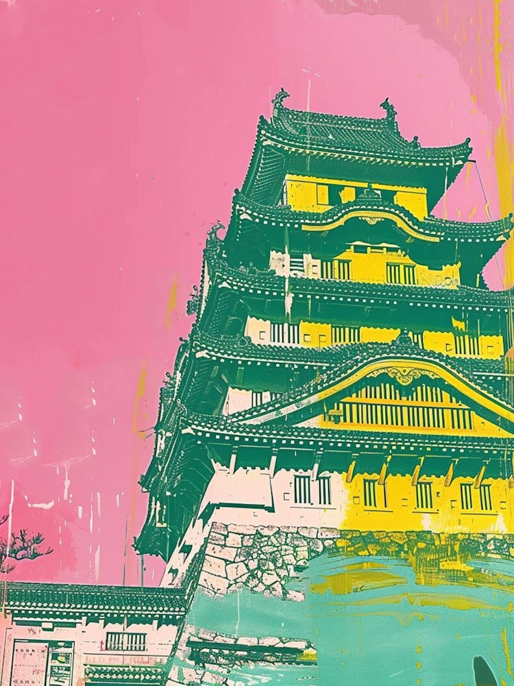 Himeji Japan Duotone Silkscreen 8