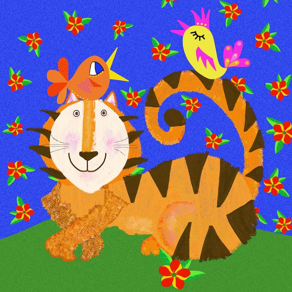 Tiger And Friends Square