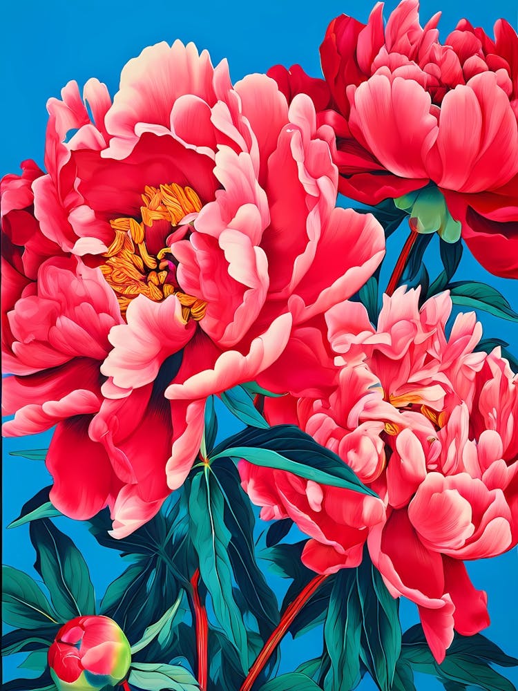 Peonies Canvas Print