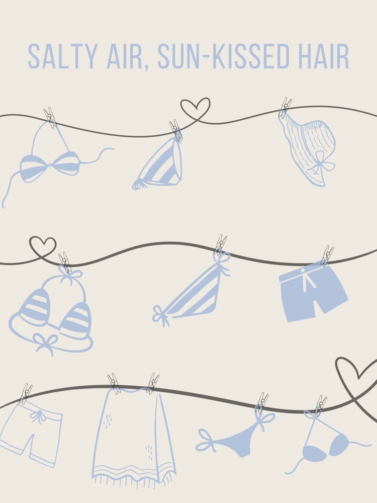 Salty Air Clothesline Parchment