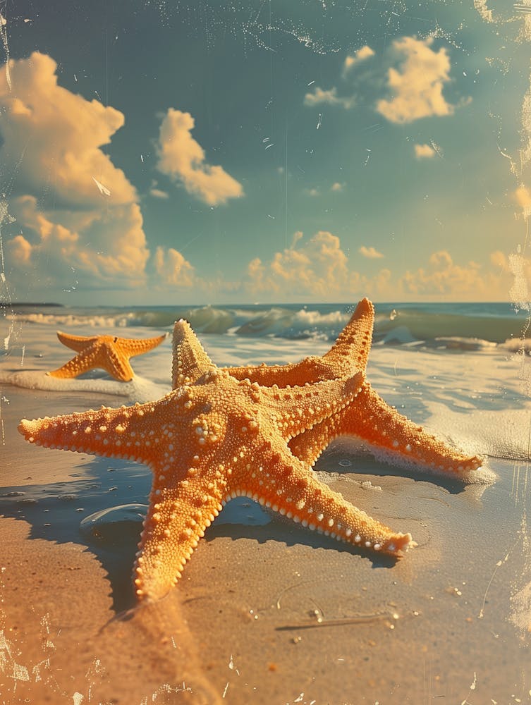 Starfish On The Beach Photo