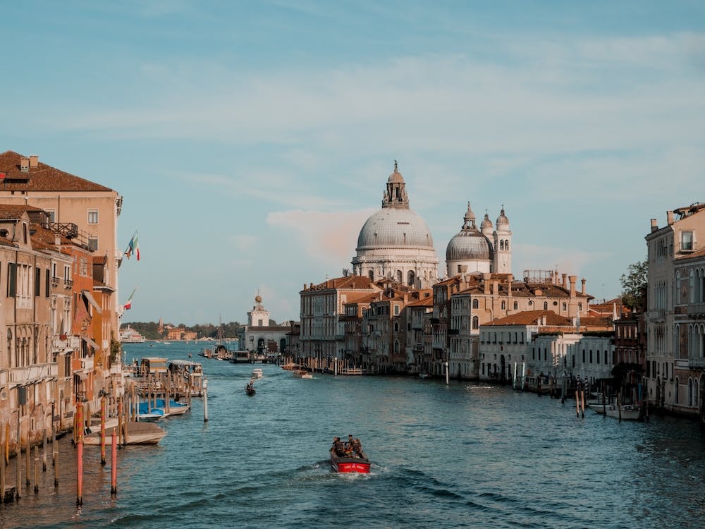 Canal Grande From The Accademia Bridge In Venice Italy