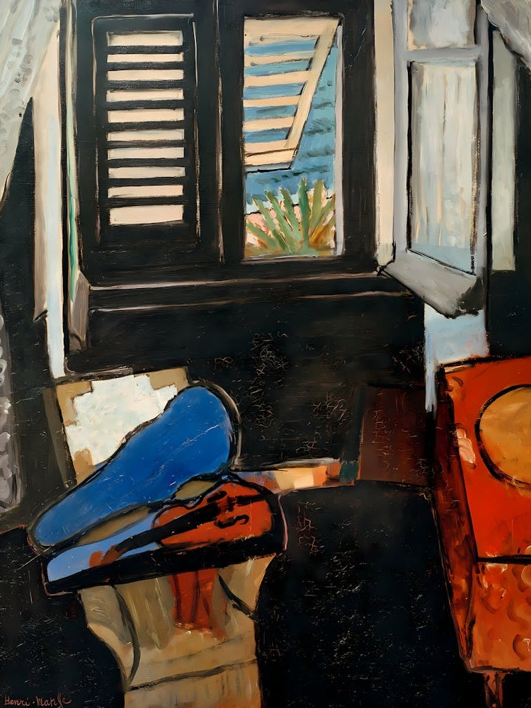 Henri Matisse - Interior With Violin, 1918