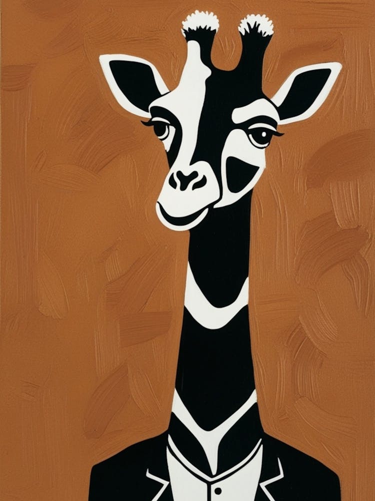 Girafe en Costume