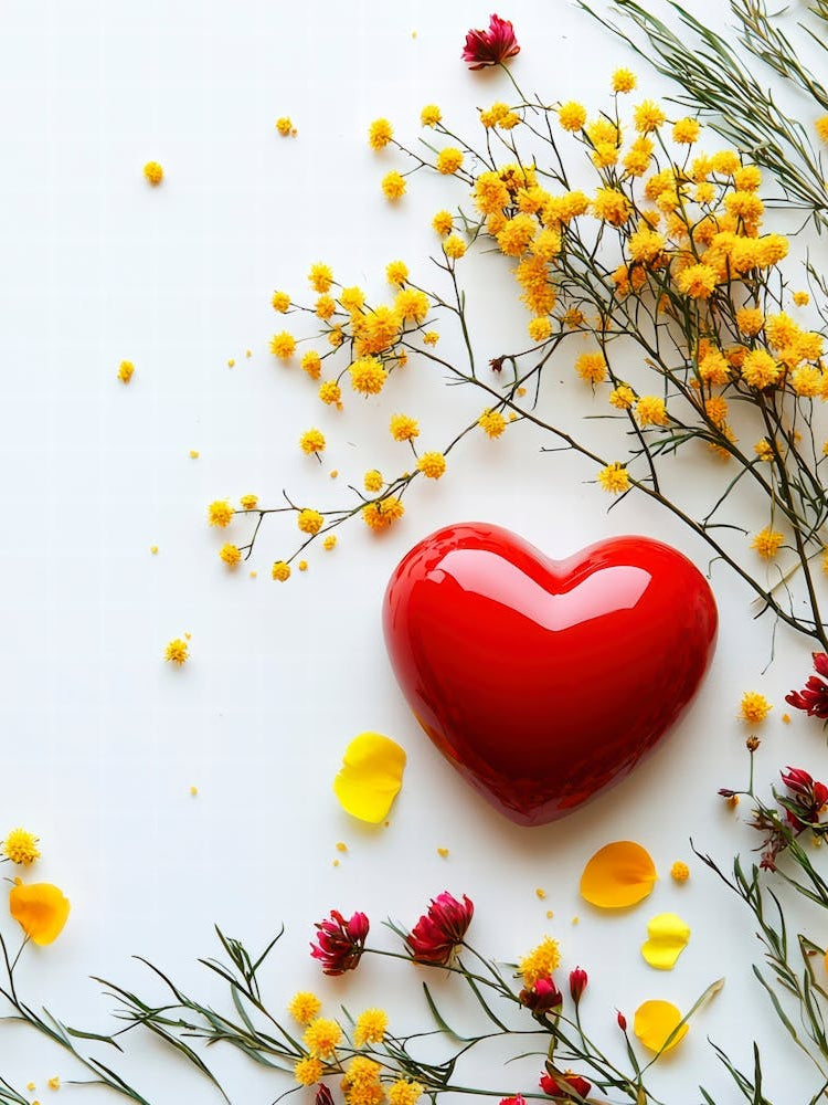 Heart With Flowers 2