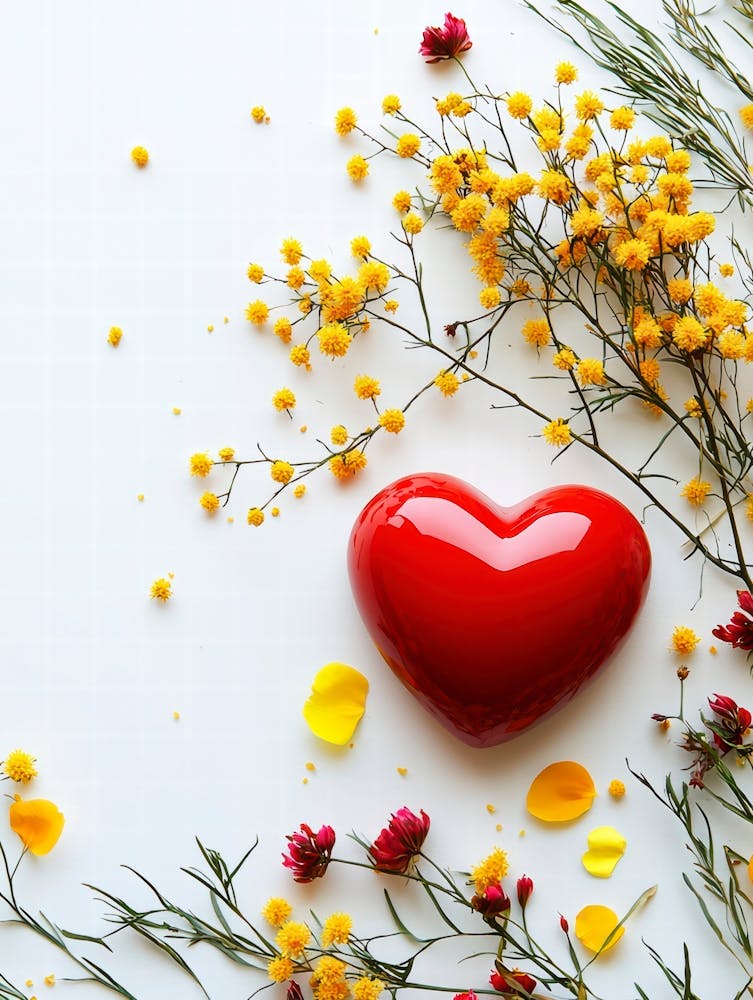 Heart With Flowers 2