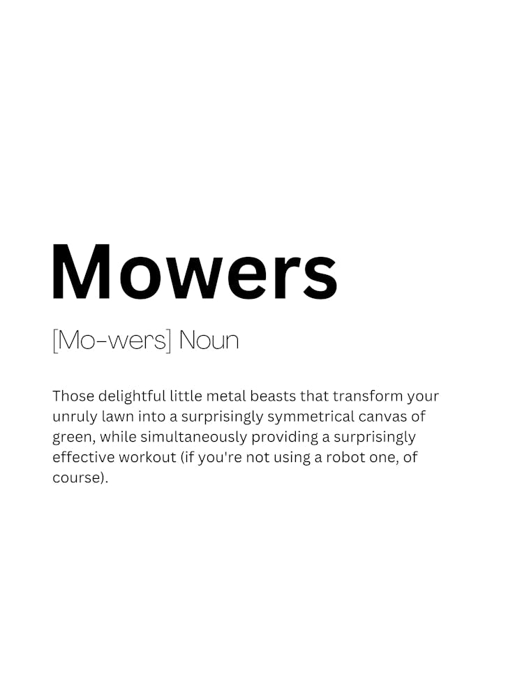 Mowers Definition Meaning 1