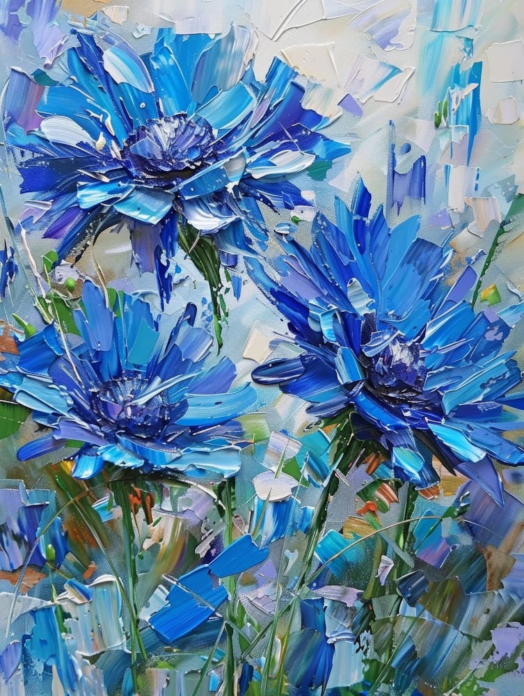 Blue Flowers 92