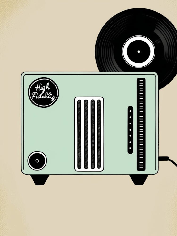Radio And Record Player