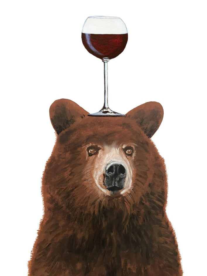 Bear With Wineglass