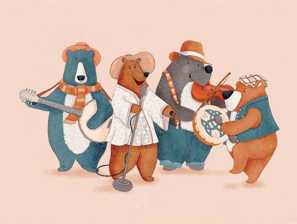 Bear Belly Folk Band animal Family