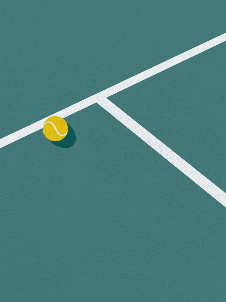Minimal art Tennis Ball