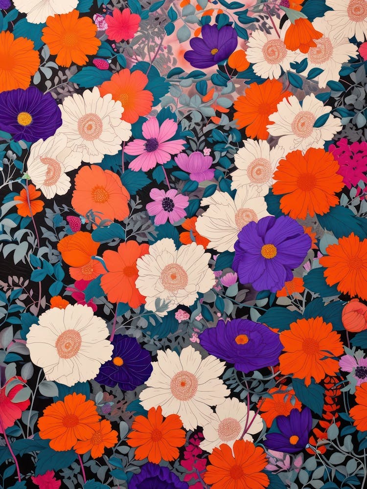 Great Japan Hokusai Japanese Flowers 8