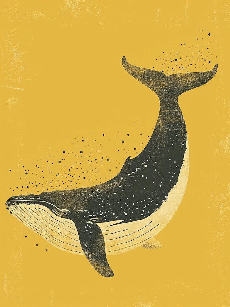 Yellow Humpback Whale 1