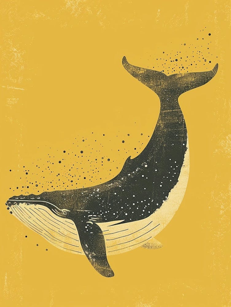 Yellow Humpback Whale 1