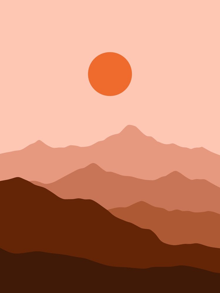 Sunset In The Mountains 25