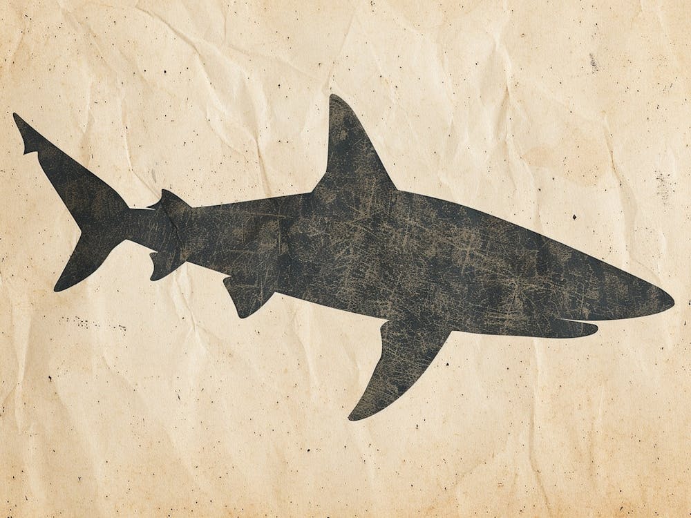 Cookiecutter Shark Silhouette 3