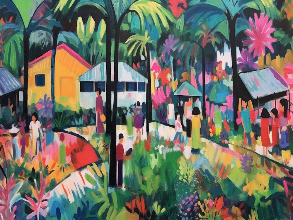 Summer Texture With People 0