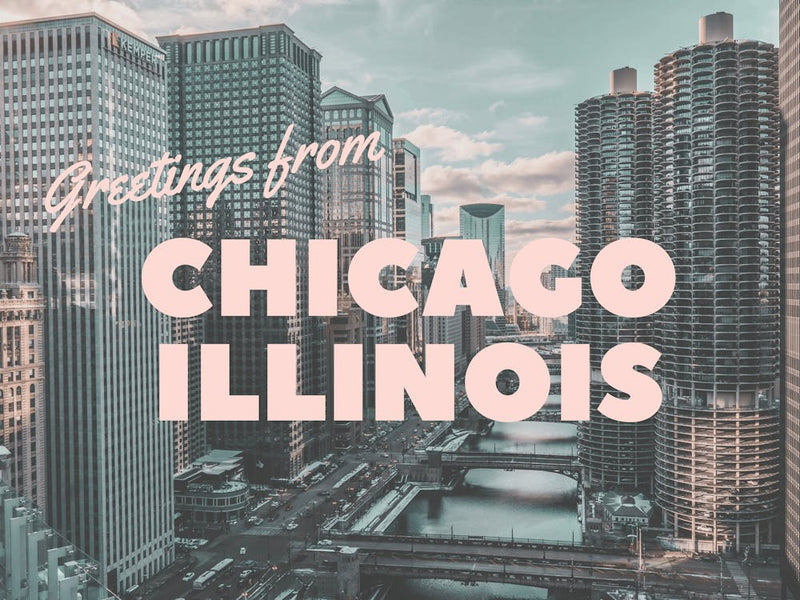 Greetings From Chicago Illinois | Chicago Illinois Travel Postcard