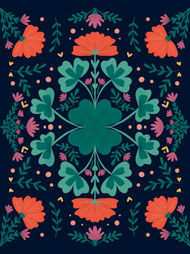 Clovers And Flowers