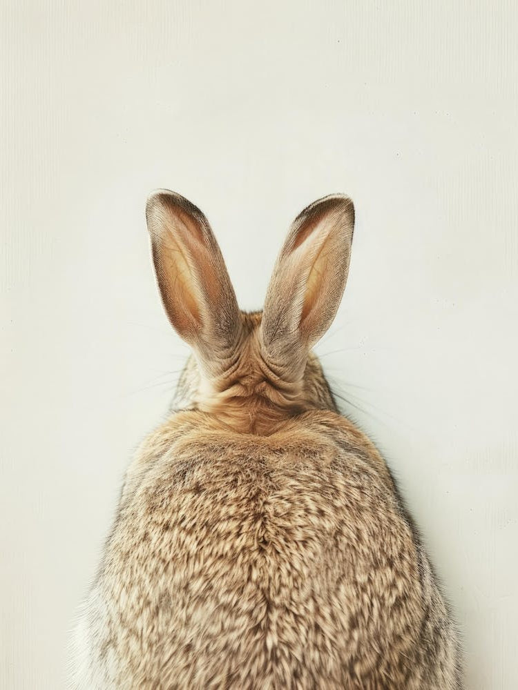 Back View Of Rabbit