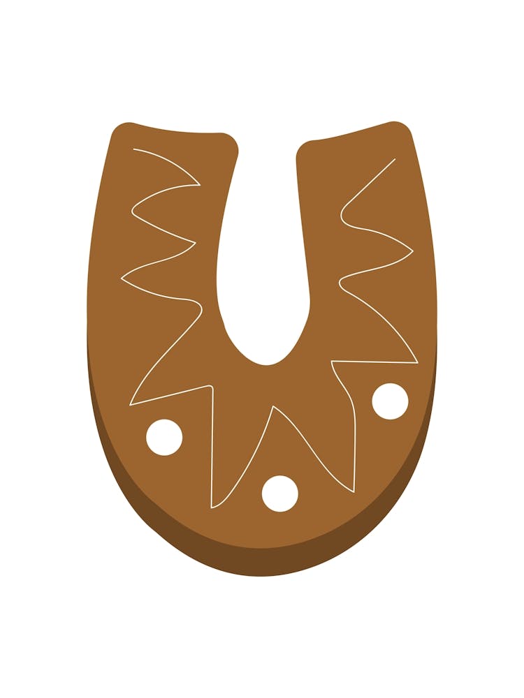 Gingerbread Decorative Letters Living Room Holiday Display 21