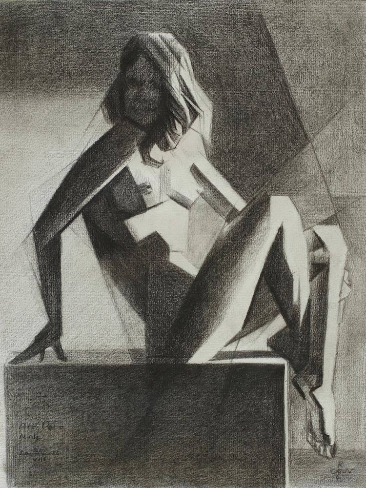 Art Deco Nude - 20-08-22