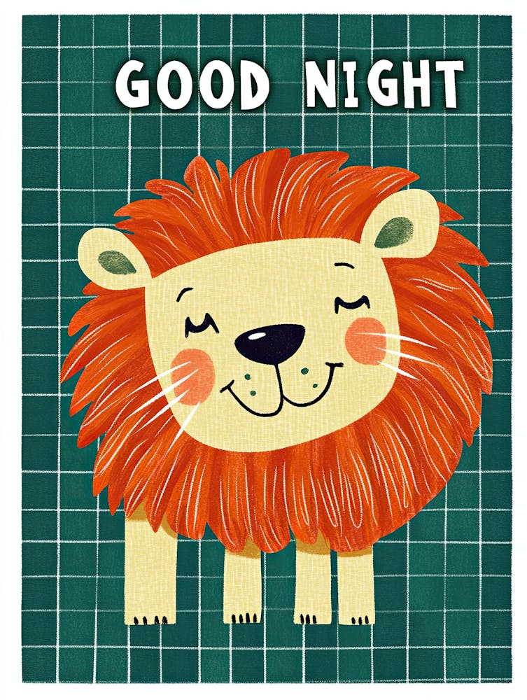Furry Hopes Good Night Children S Prints & Kids Posters