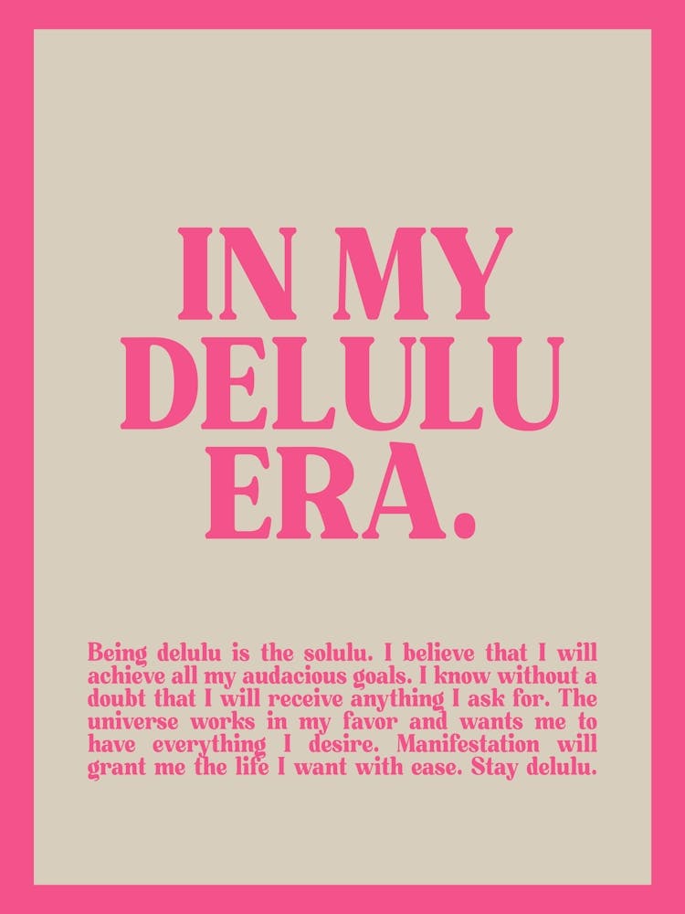 Delulu Era Pink