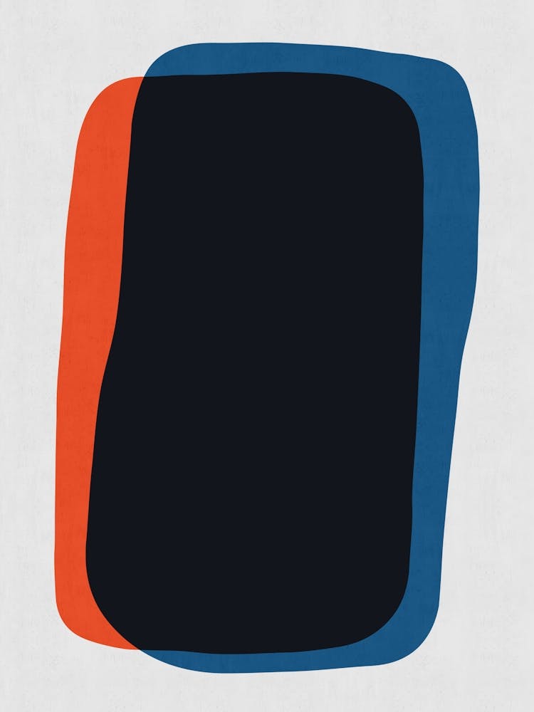 Blue and red geometry 7