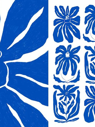 Blue Flower Collection 9