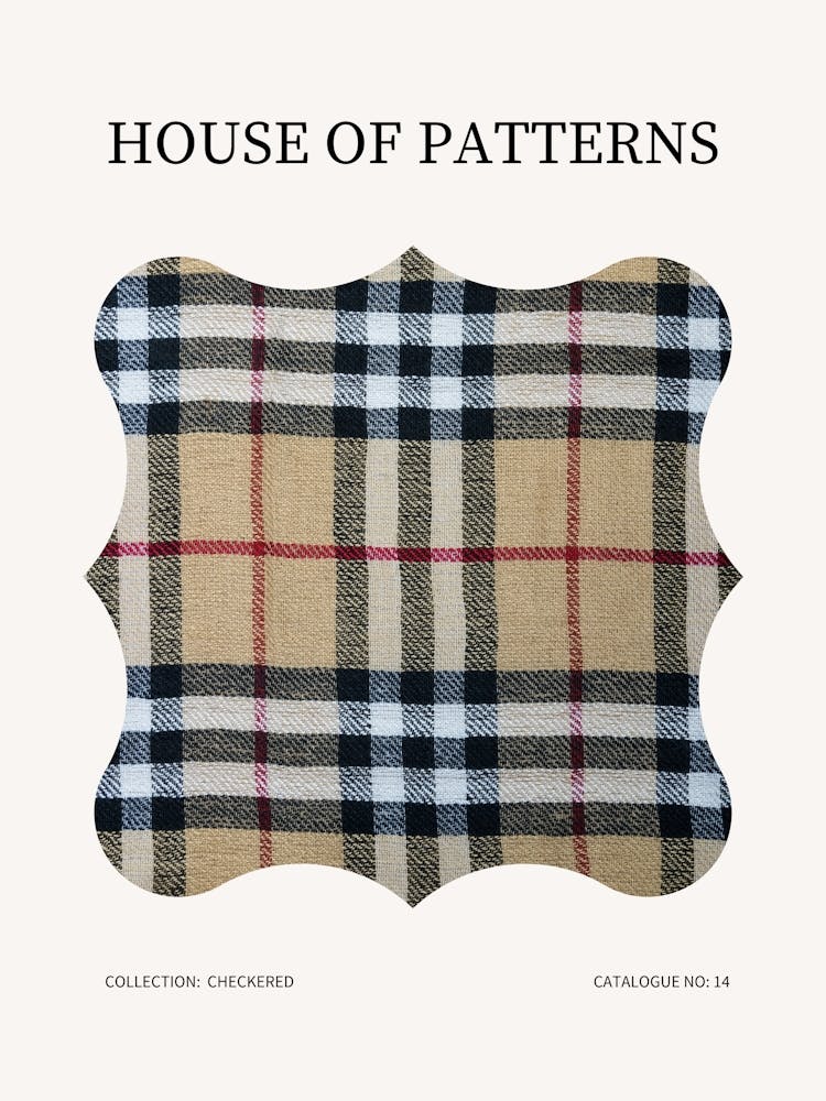 Checkered Pattern Poster 14