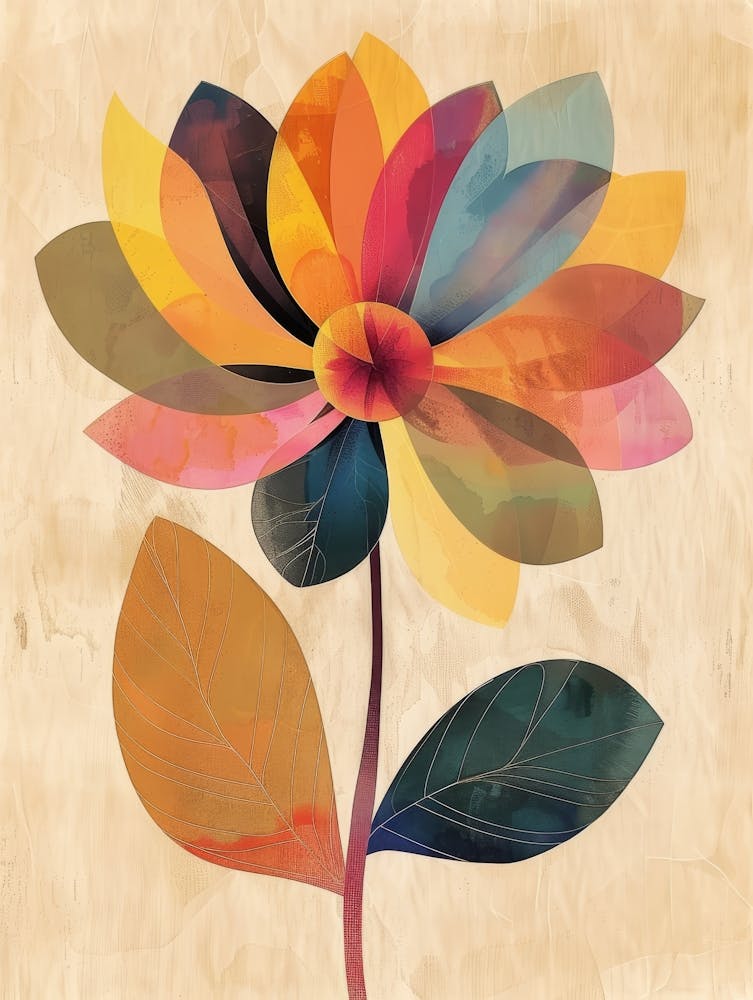 Colorful Flower Canvas Print