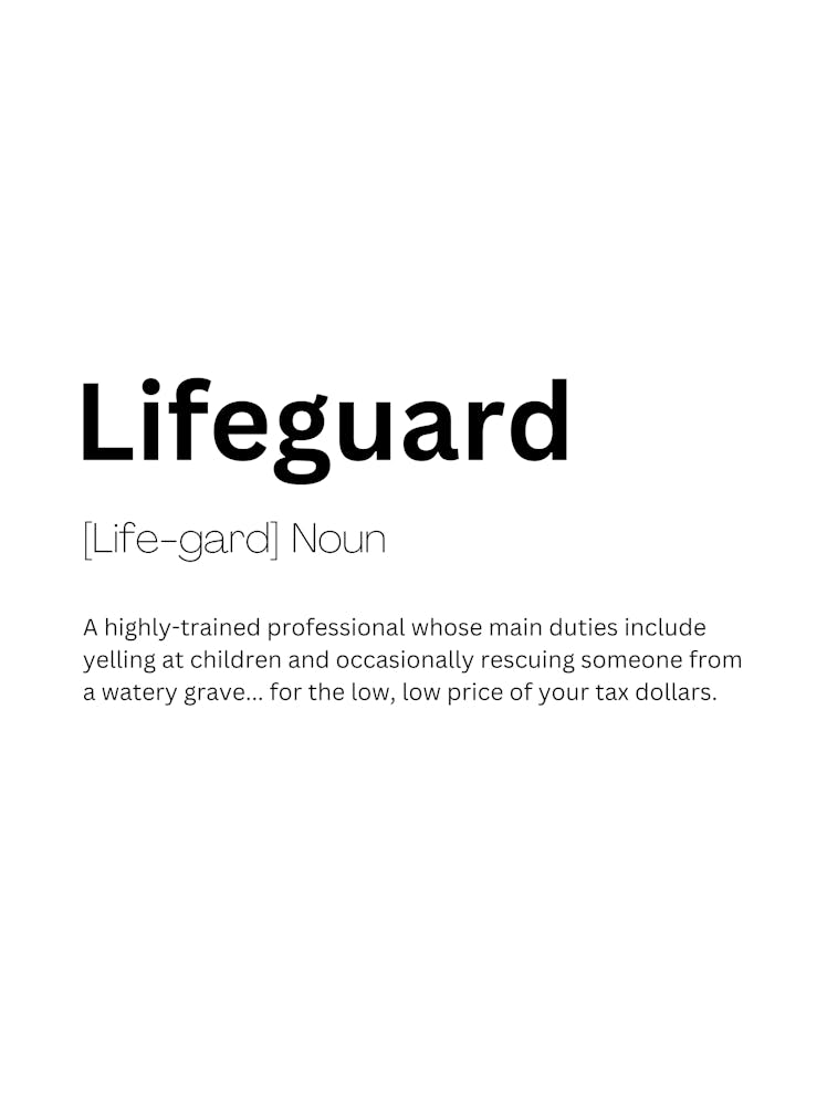 Lifeguard Definition Meaning
