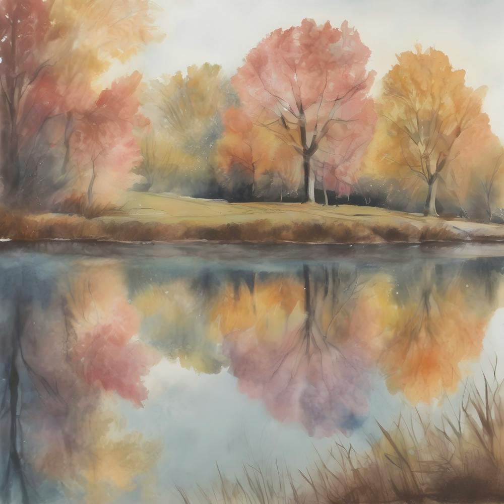 Lake Shadows of Fall