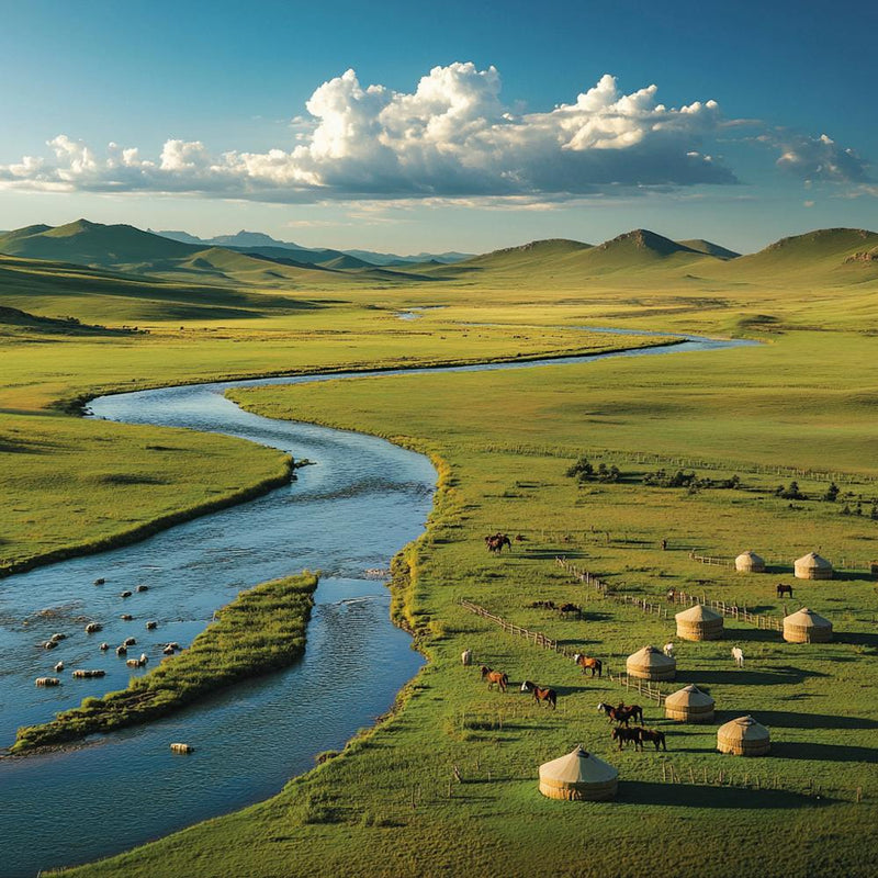 Yurts In Mongolia