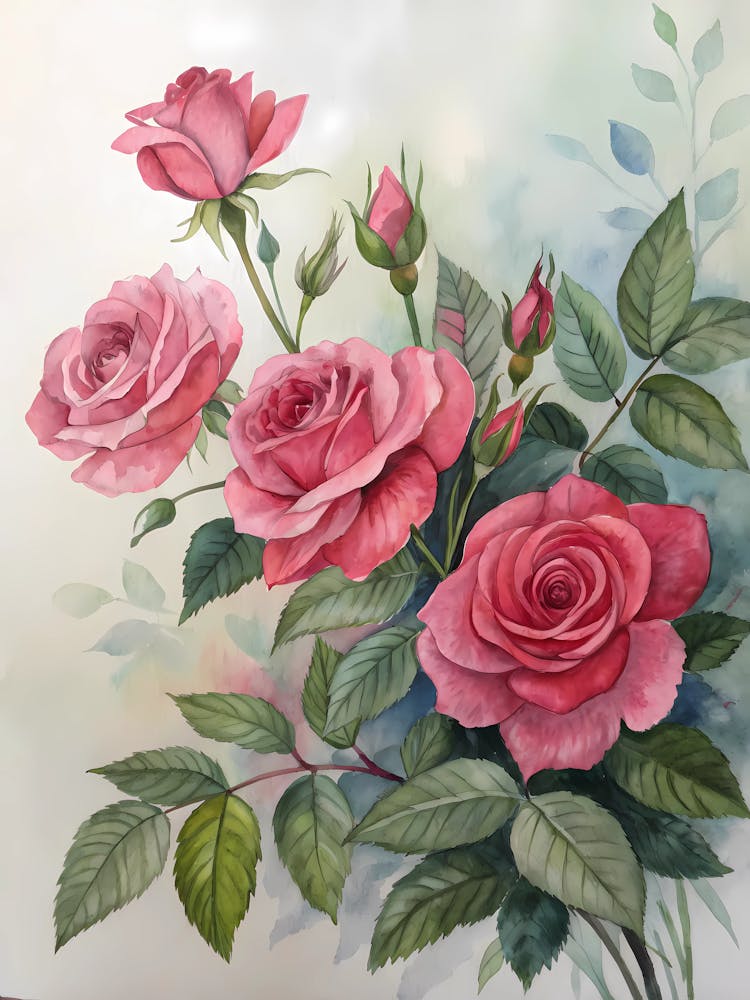 Pink Roses 7