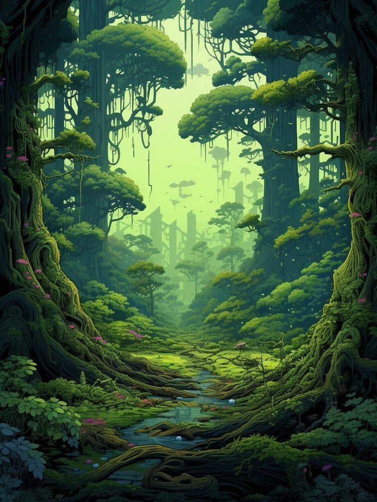 Iwokrama Forest Reserve Pixel Art 4