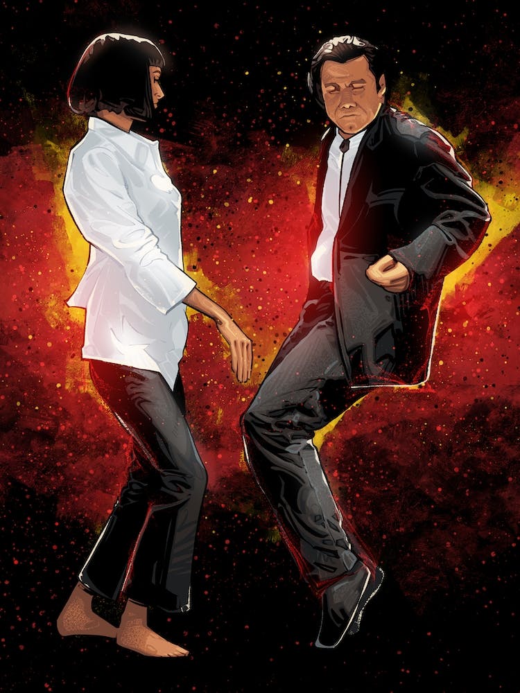 Pulp Fiction Tarantino Mia Vincent