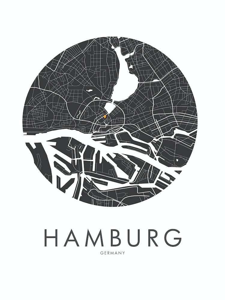 Hamburg in Black by emerybloom