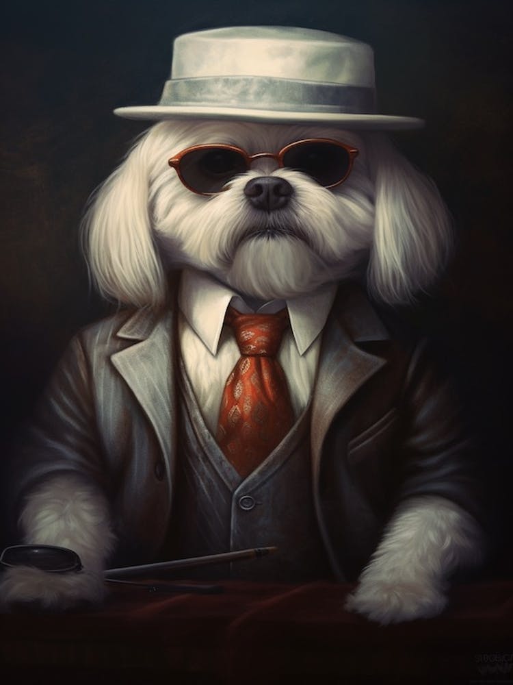 Gangster Dog Maltese 4